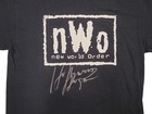 Sale  Hulk Hogan Autographed Signed Black Wwe Nwo T-shirt  hollywood  Jsa