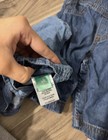 Disney Mickey Mouse   Carter s Blue Denim Overalls 2pc Lot 3-6 Months