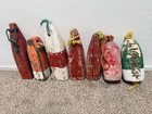 Lot Of 7 Vintage Fishing Net Floats Buoys Wood Cork Maritime Nautical Decor