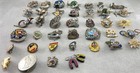 Lot Of 39 Vintage German Austrian Trachten Hat Pins   Alpine Souvenir Badges