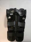 Top King Boxing Black Muay Thai Shin Guards - Pair