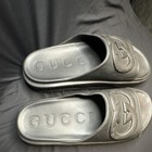 Gucci Men s Black Logo Slide Sandals - Us 12