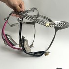 Male Female Fully Adjustable Stainless Steel Chastity Belt With Removable Cage