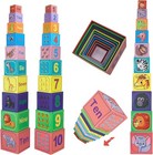 Nesting And Stacking Blocks Toys For Toddlers Plus Animal Puzzle    