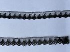 Beautiful Antique Handmade Chantilly Lace Edging  300cm By 1 5cm -l4