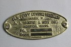 Antique Golden Finished Solid Brass Diving Divers Helmet Name Plate New Designer