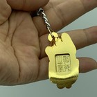 Feng Shui Gold Plated Pi Yao pi Xiu bi Xie Key Ring Chain Amulet