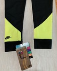 Vintage Nwt Nike Cycling Arm Warmers Size Medium Black Volt Usa Made Bicycle New