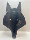 Hilarey Walker Handcrafted Clay Wolf Mask Signed One Of A Kind Wall Art Vintage 
