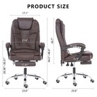 Massage Chair High Back Pu Office Ergonomic Executive Computer Task Desk Chairs