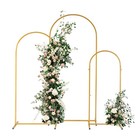 Set Of 3 Metal Arch Frame Backdrop Stand Gold Wedding Arch Stand  4ft 5ft 6ft 