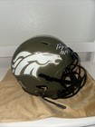 Bo Nix Autograph Salute Service Full Size Authentic Helmet Becket Witness