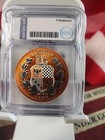 2019 Germania 5 Mark  The Allegories Icolor Edition  Dark Orange  Icg Ms-69