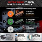 Ultra Shine Forged Wheels Kit Stainless Steel Zephyr Aluminum Polishing Polisher