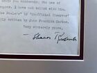 Eleanor Roosevelt Signed Letter Albert Einstein Atomic 1955  hollywood Posters 