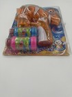 Orange Fish Bubble Gun Blower Blaster With Flashing Led Lights   Music 2 Refill