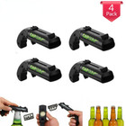 4 Pack Opener Beer Cap Openers Shoots Firing Cap Gun Launcher Shooter Bottle
