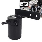 Universal Racing 2-port Oil Catch Can Reservoir Tank With Aluminum Mount 