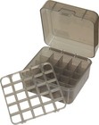 Compact 25-round Ammo Storage Box For 12  16   20 Gauge Shells - Clear Smoke