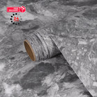 Beswee Dark Grey Granite Wallpaper For Countertops 15 7  X 80   Gray