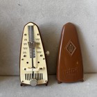 Vintage Wittner Metronome Taktell Piccolo  831 Mahogany Brown Original Box 
