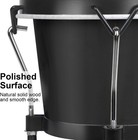 Bongo Drums 6   and 7    black Wooden Percussion Instrument hand Drum With Carry B  