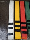 Karate martial Arts Cotton Belt Lot Of 10 - Multicolor-some Small Staining
