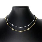 4mm D Vvs1 Moissanite Bubble Pendant Necklace Women s Choker 925 Sterling Silver