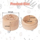 2pcs Tooth Fairy Box For Boy Girl Wooden Tooth Fairy Keepsake Box To Place Un   