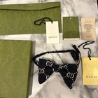 Gucci Kids Navy Bow Tie Adjustable Formal Graduation Wedding Italy Rare 5080ak