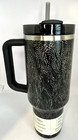 Stanley X Calia 40oz Flowstate Quencher H2 0 Tumbler Black Serpent New Limited