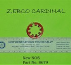 Zebco Cardinal 7 Reel New Nos Plastic Arbor No  8679  lot 300-tray 6 