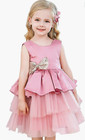 Ttyaovo Toddler Girl Tulle Dress Birthday Princess Tutu Sequin Bow 3-4 Years Old