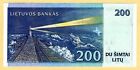 Lithuania Rare 200 Litu 1997 P-63 Gem Unc