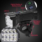 Usb Rechargeable Led Bike Light Set Front And Rear Waterproof Cycling Lamp horn