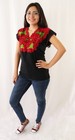 Women s Handmade Embroidered Mexican Zinacantan Blouse - Sizes Medium Large Xl