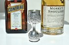 Antique Sterling Silver Double Ended Jigger   Bar Spirit Measure   41 2g