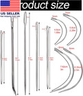 9 Pcs Heavy Duty Hand Sewing Needles Kit leather Sewing Needles With 5 Leather H