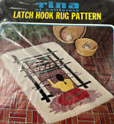 Vtg Tina Of California Latch Hook Rug Pattern Native American Blanket Weaver