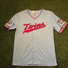 Vintage Mlb Twins Light Blue Jersey
