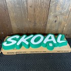 Vintage 90s Skoal Snuff Tobacco Store Display Advertising Plastic Sign Rare