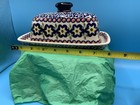 Handmade Polish Pottery Oblong Butter Dish With Lid So Pretty