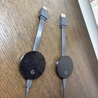 Google Chromecast Lot Of 2 Ultra 4k Streaming Media Players Black  nc2-6a5-d  Ud