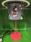 15     Red Black Disney Mickey Mouse 90th Anniversary Pull Chain  Table Lamp