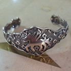 Jody Naranjo Sterling Silver Cuff Bracelet  Enhancer Horse  American West Set