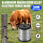 200 Meter Electric Fence Wire 656 Ft  14 Gauge Aluminum Magnesium Alloy Wire