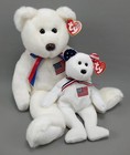 Ty Beanie Buddy America W beanie Baby Libearty 15    8 5  2000 2002 Retired Mwmt
