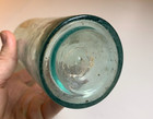 Antique Open Pontil Applied Top Bottle Labeled Charles Norris Philadelphia Pa