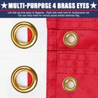 Flag 3x5 Ft  Multipurpose Heavy Duty Flag  4 Brass Grommets  Embroidered Star   