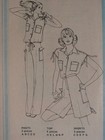 Amazing Vtg 78 Simplicity 8447 Misses Drawstring Top Pants   Shorts Pattern 14